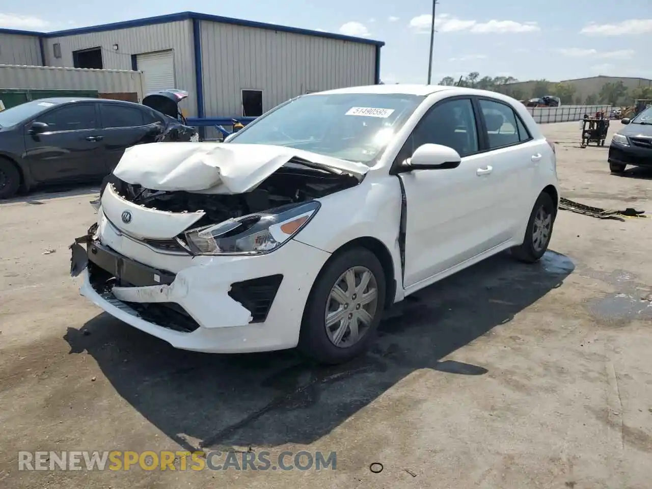 1 Photograph of a damaged car 3KPA25ADXME388414 KIA RIO 2021