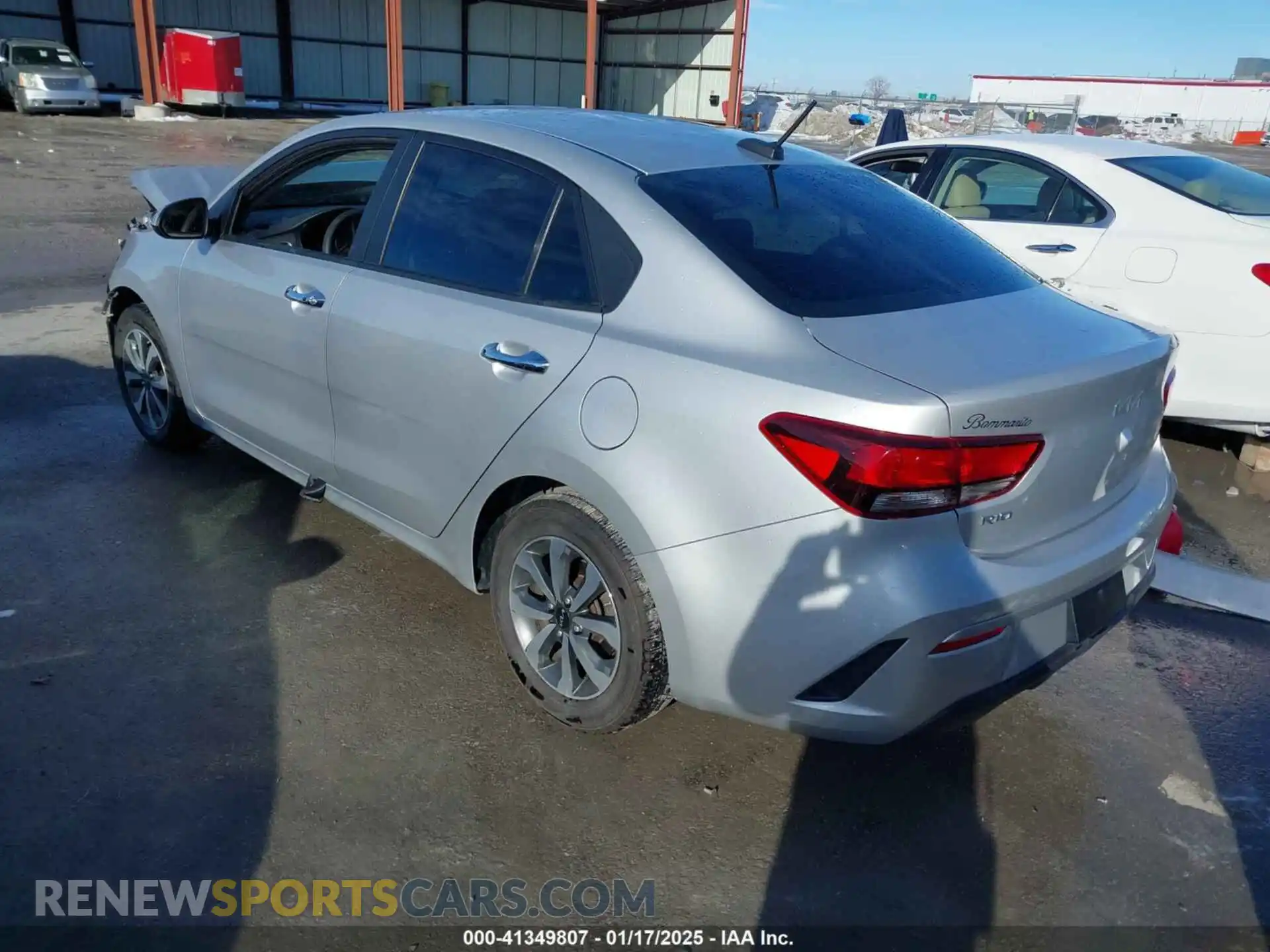 3 Photograph of a damaged car 3KPA24AD3NE441675 KIA RIO 2022