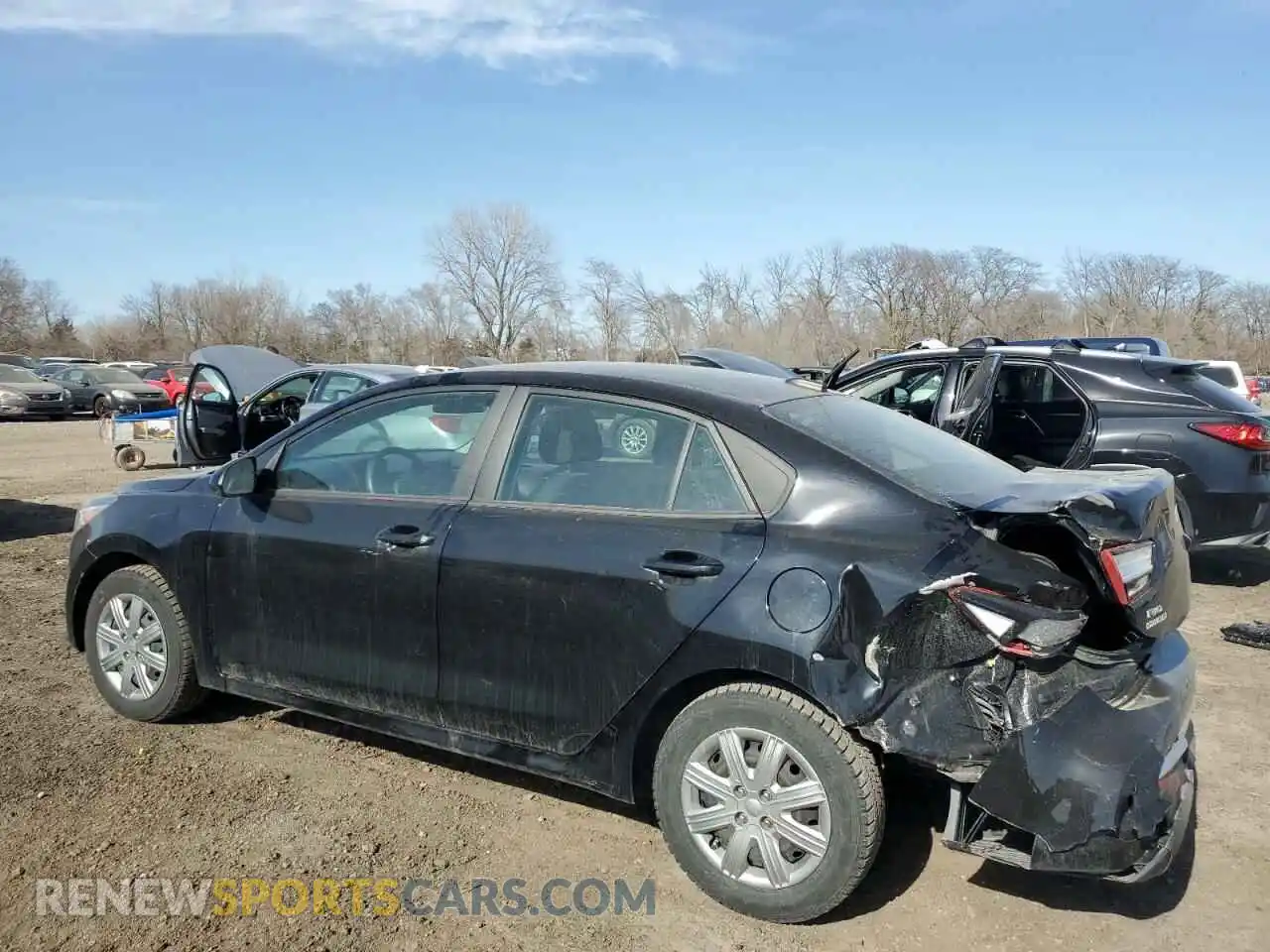 2 Photograph of a damaged car 3KPA24AD3NE501857 KIA RIO 2022