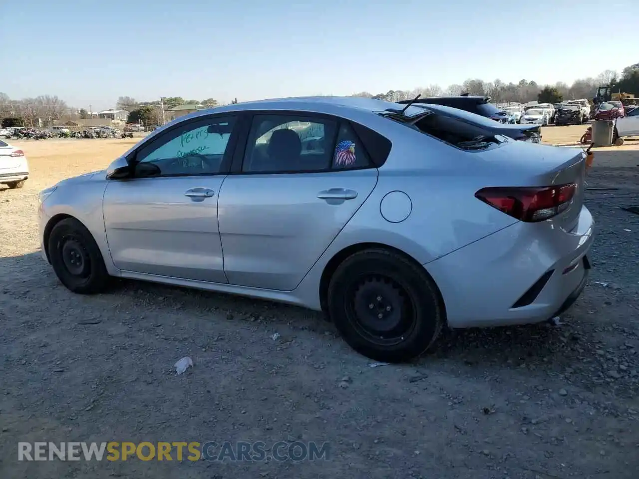 2 Photograph of a damaged car 3KPA24AD8NE434964 KIA RIO 2022