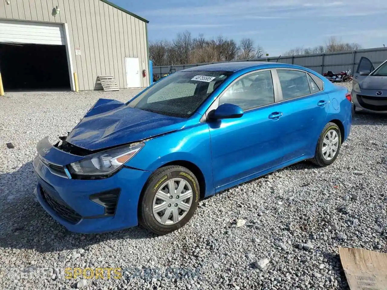1 Photograph of a damaged car 3KPA24AD2PE529734 KIA RIO 2023