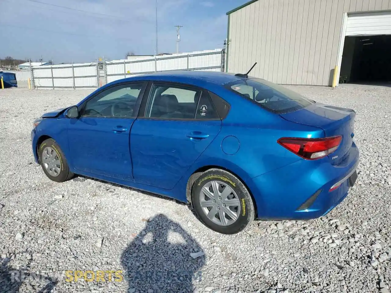 2 Photograph of a damaged car 3KPA24AD2PE529734 KIA RIO 2023