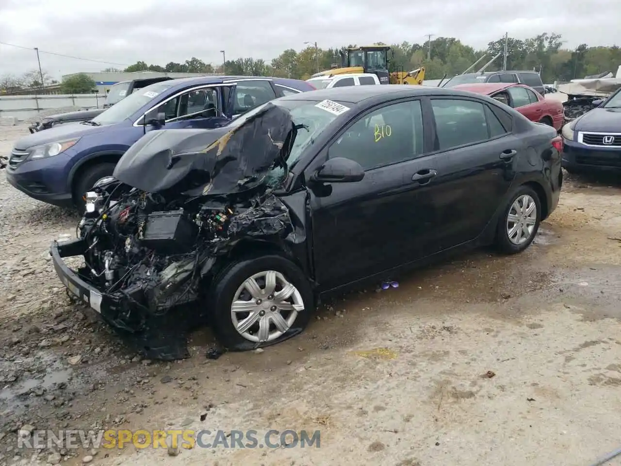 1 Photograph of a damaged car 3KPA24AD7PE545976 KIA RIO 2023