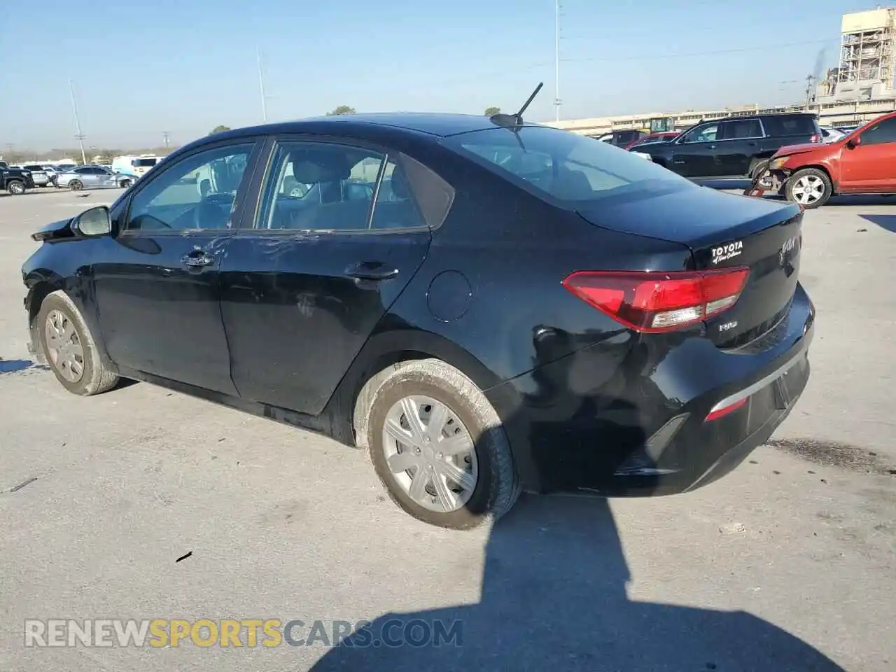 2 Photograph of a damaged car 3KPA24AD7PE616092 KIA RIO 2023