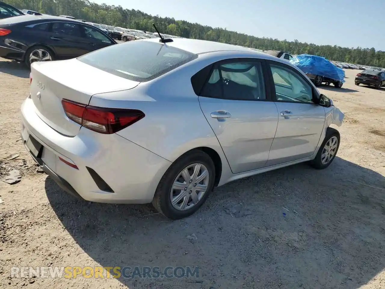 3 Фотография поврежденного автомобиля 3KPA24AD8PE551365 KIA RIO 2023