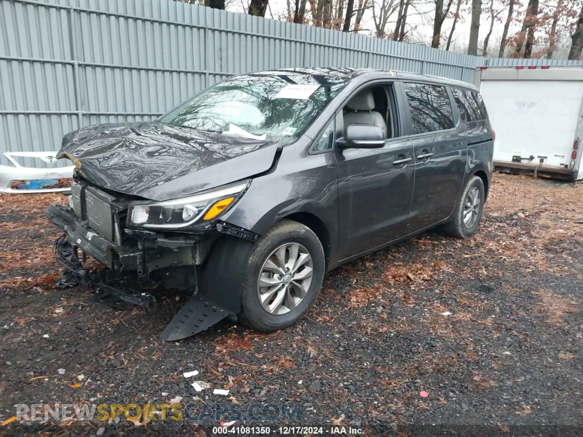 2 fotografías del automóvil dañado KNDMB5C10M6673807 KIA SEDONA 2021