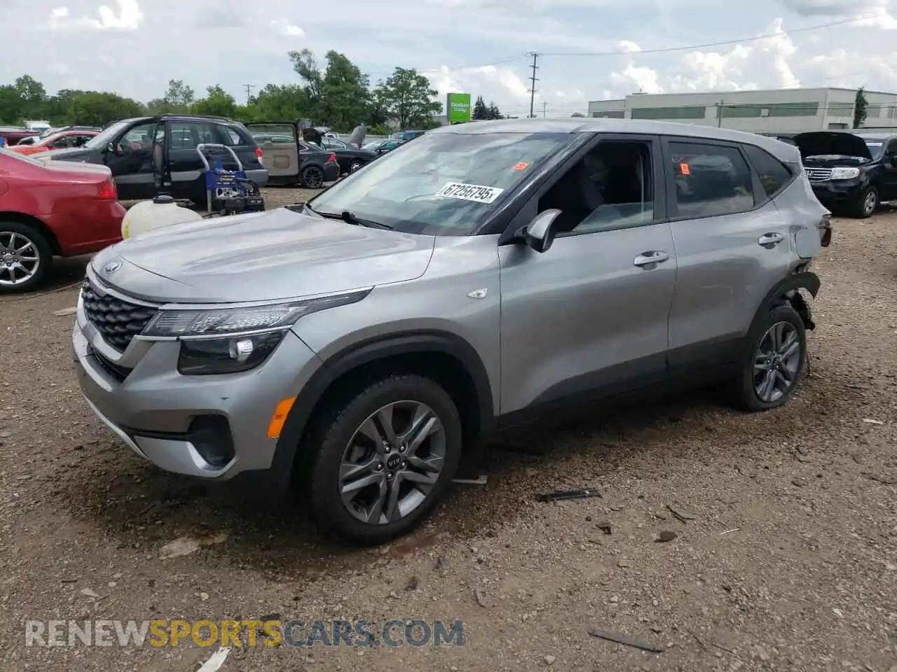 1 Photograph of a damaged car KNDEPCAA1M7101300 KIA SELTOS 2021