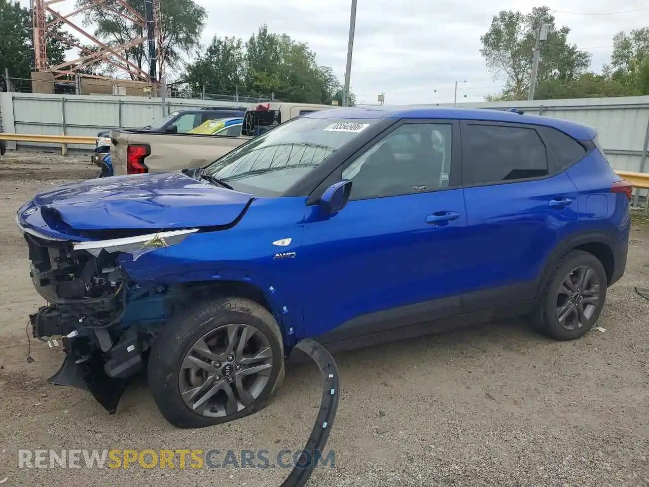 1 Photograph of a damaged car KNDEPCAA1M7159701 KIA SELTOS 2021