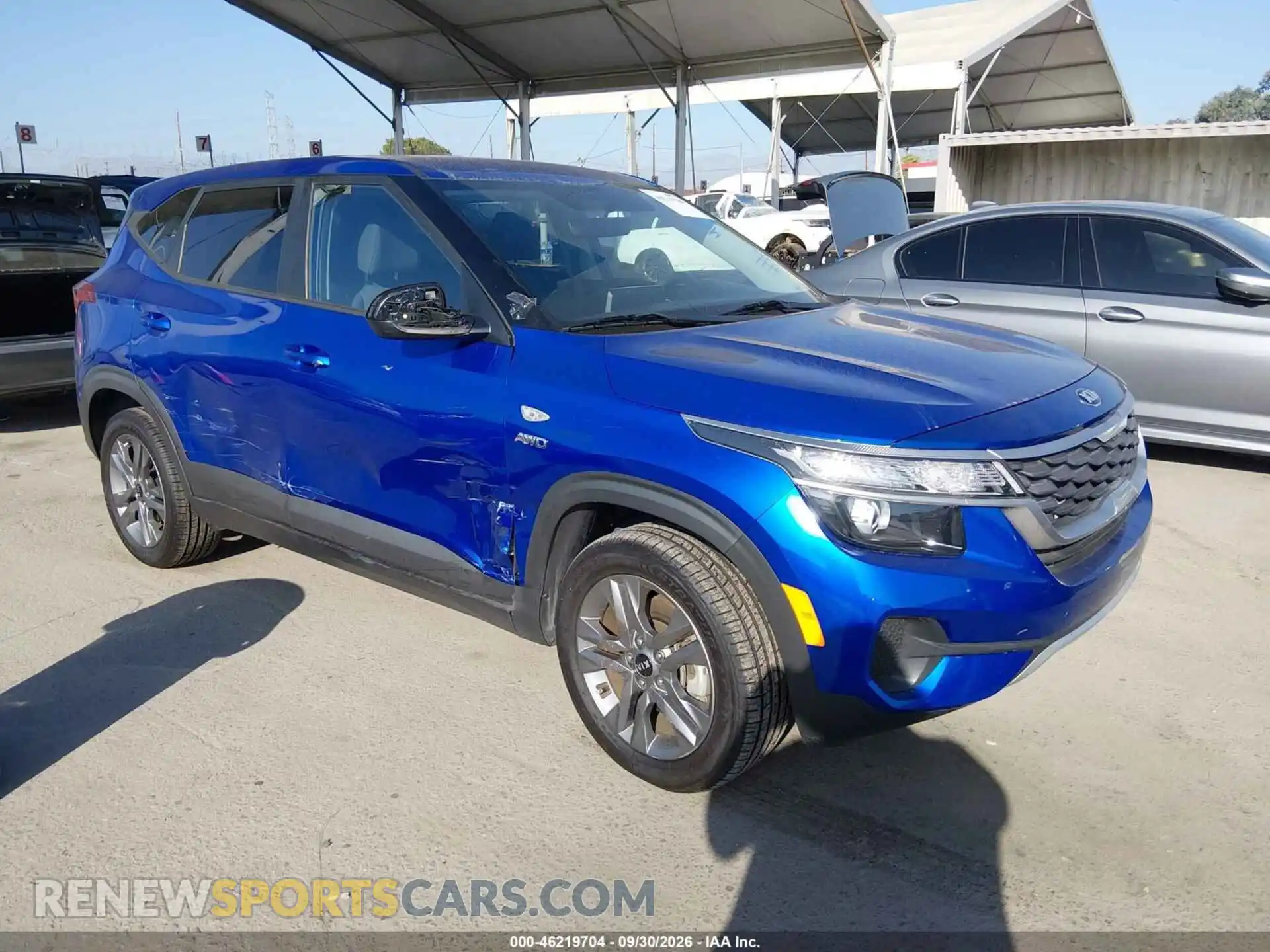 1 Photograph of a damaged car KNDEPCAA1M7224840 KIA SELTOS 2021