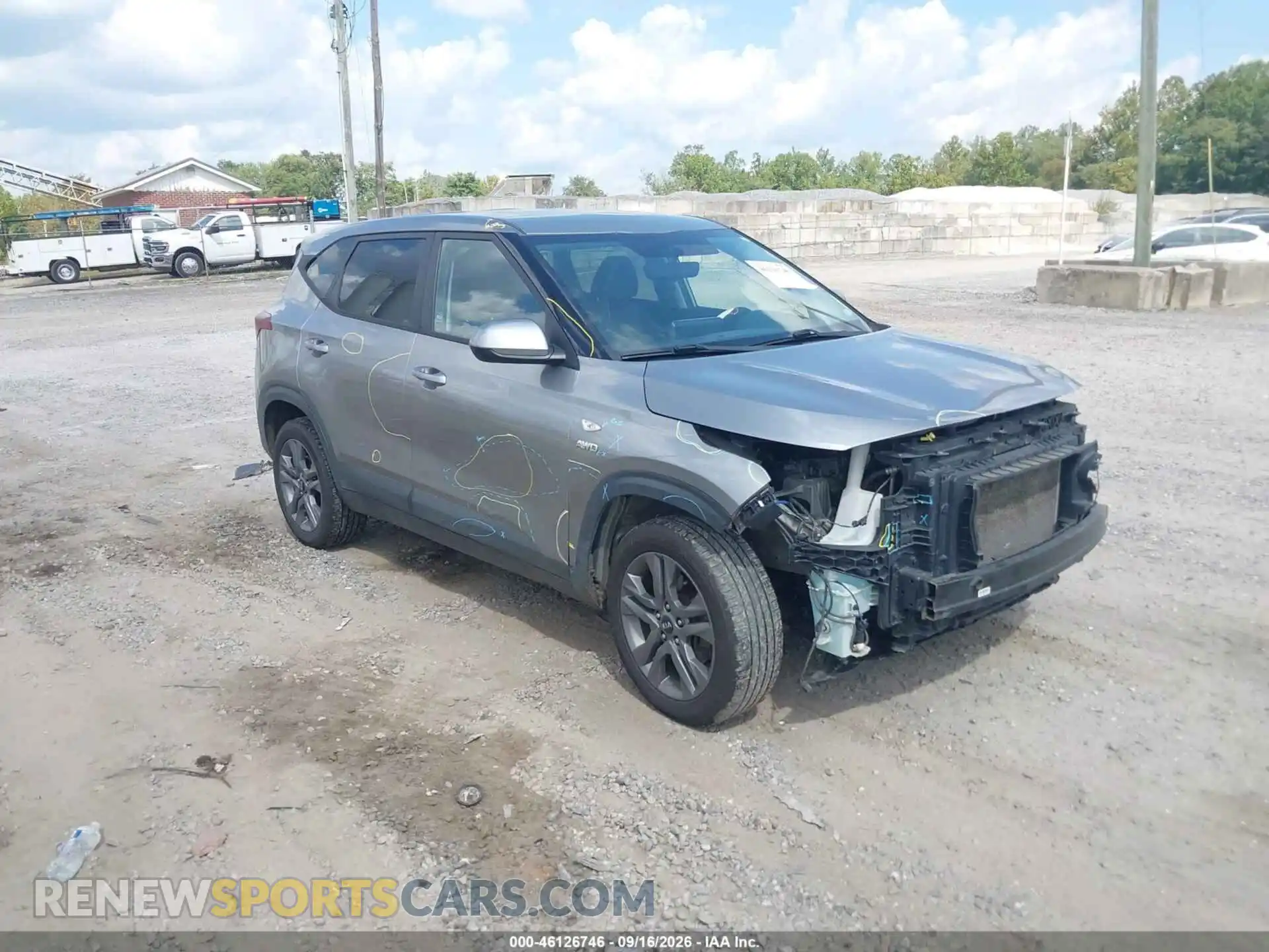 1 Photograph of a damaged car KNDEPCAA2M7189290 KIA SELTOS 2021