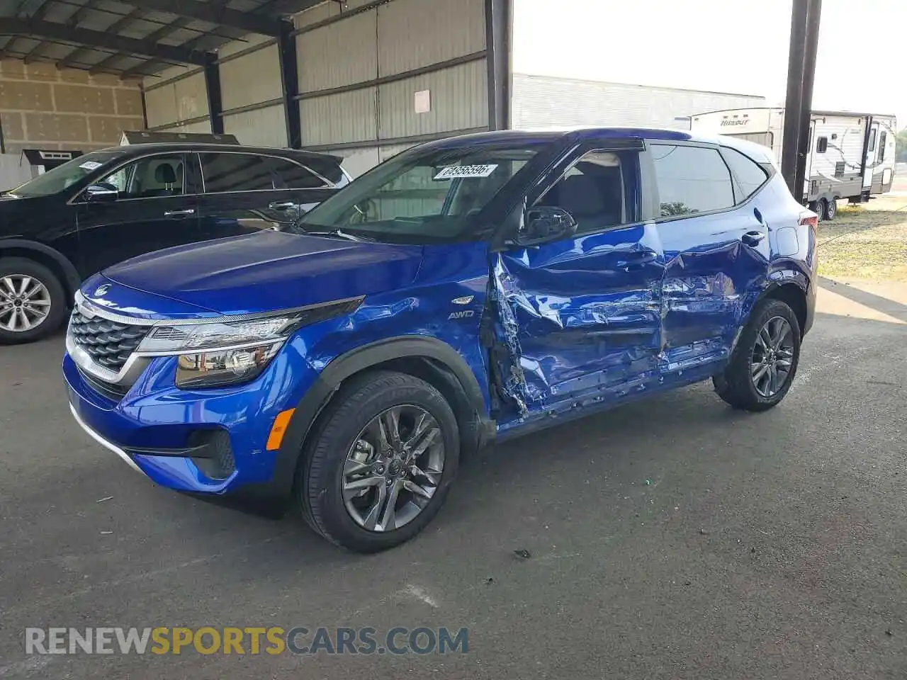 1 Photograph of a damaged car KNDEPCAA3M7172675 KIA SELTOS 2021