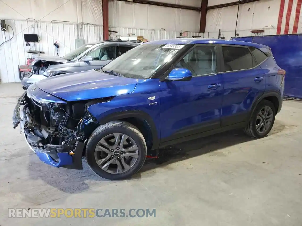 1 Photograph of a damaged car KNDEPCAA3M7186222 KIA SELTOS 2021