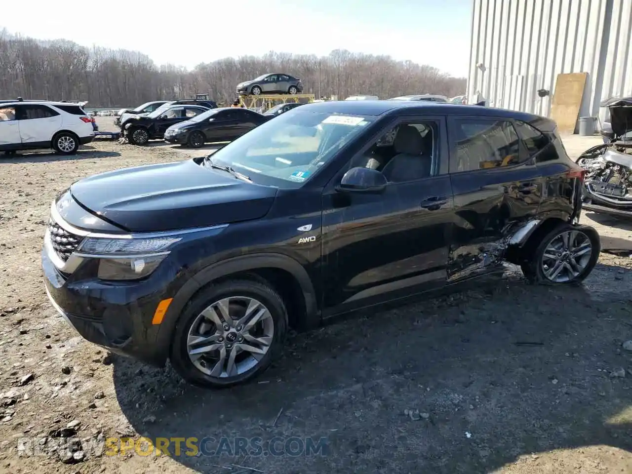 1 Photograph of a damaged car KNDEPCAA4M7164214 KIA SELTOS 2021