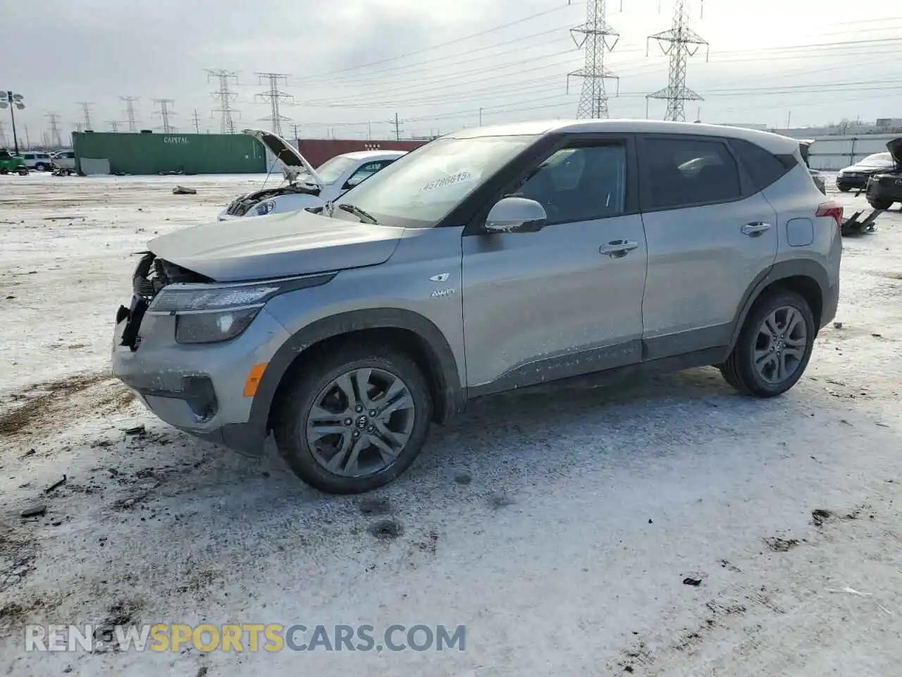1 Photograph of a damaged car KNDEPCAA5M7093010 KIA SELTOS 2021