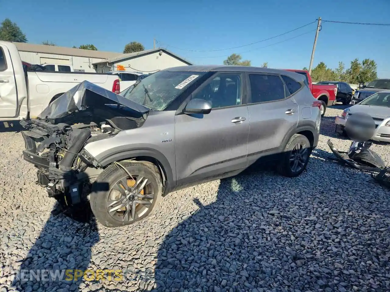1 Photograph of a damaged car KNDEPCAA6M7044222 KIA SELTOS 2021