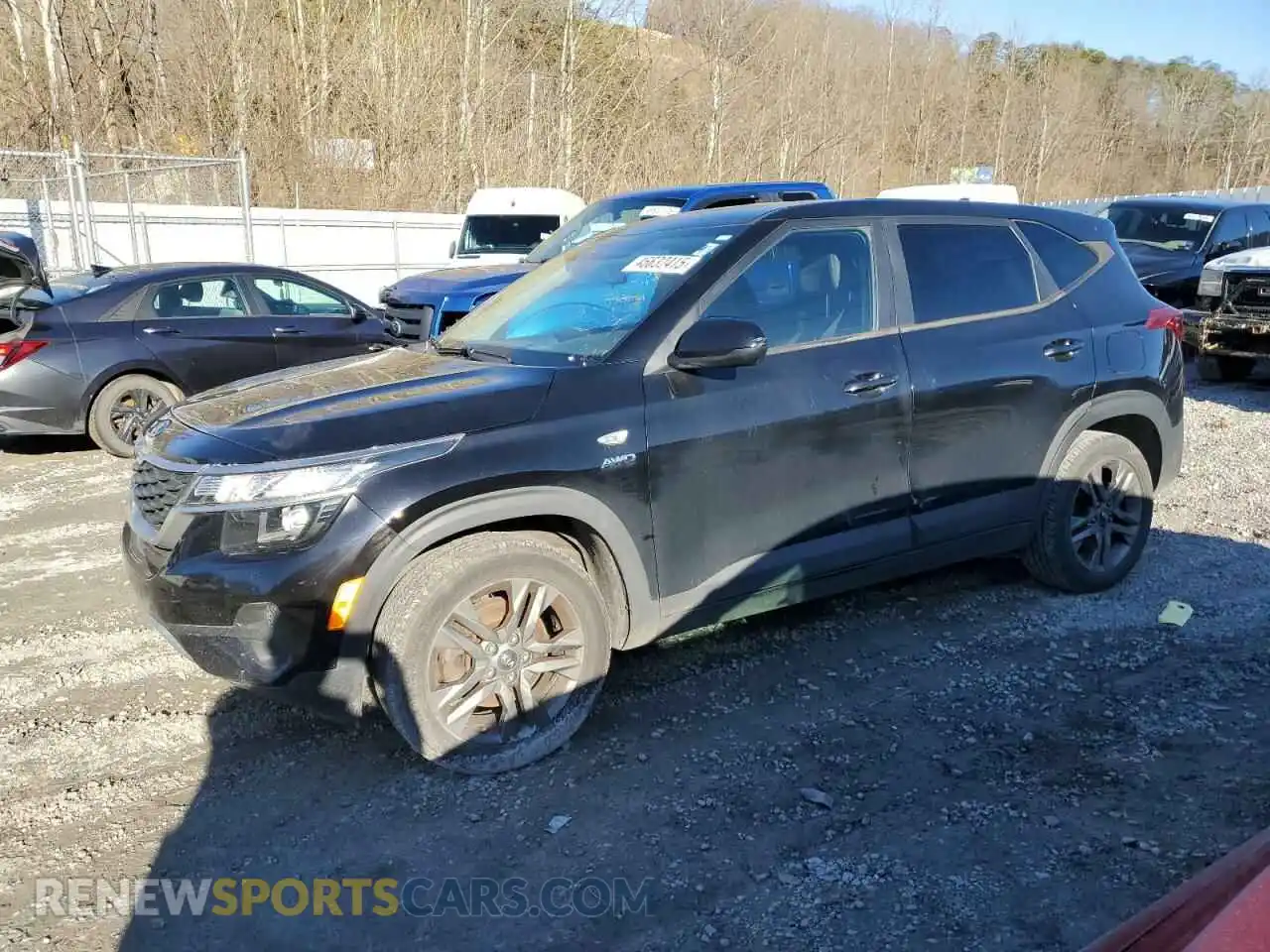 1 Photograph of a damaged car KNDEPCAA6M7097065 KIA SELTOS 2021