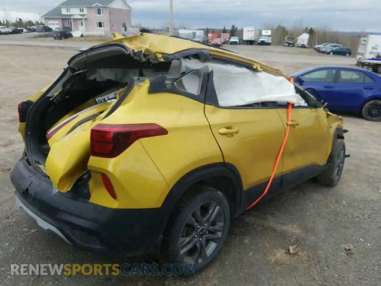 3 Photograph of a damaged car KNDEPCAA6M7153716 KIA SELTOS 2021