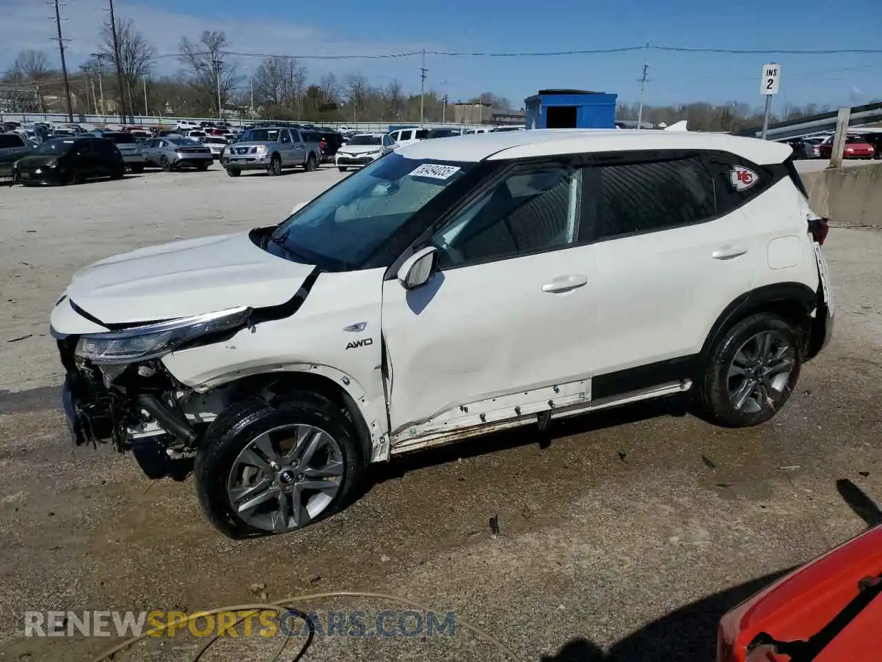 1 Photograph of a damaged car KNDEPCAA7M7082459 KIA SELTOS 2021