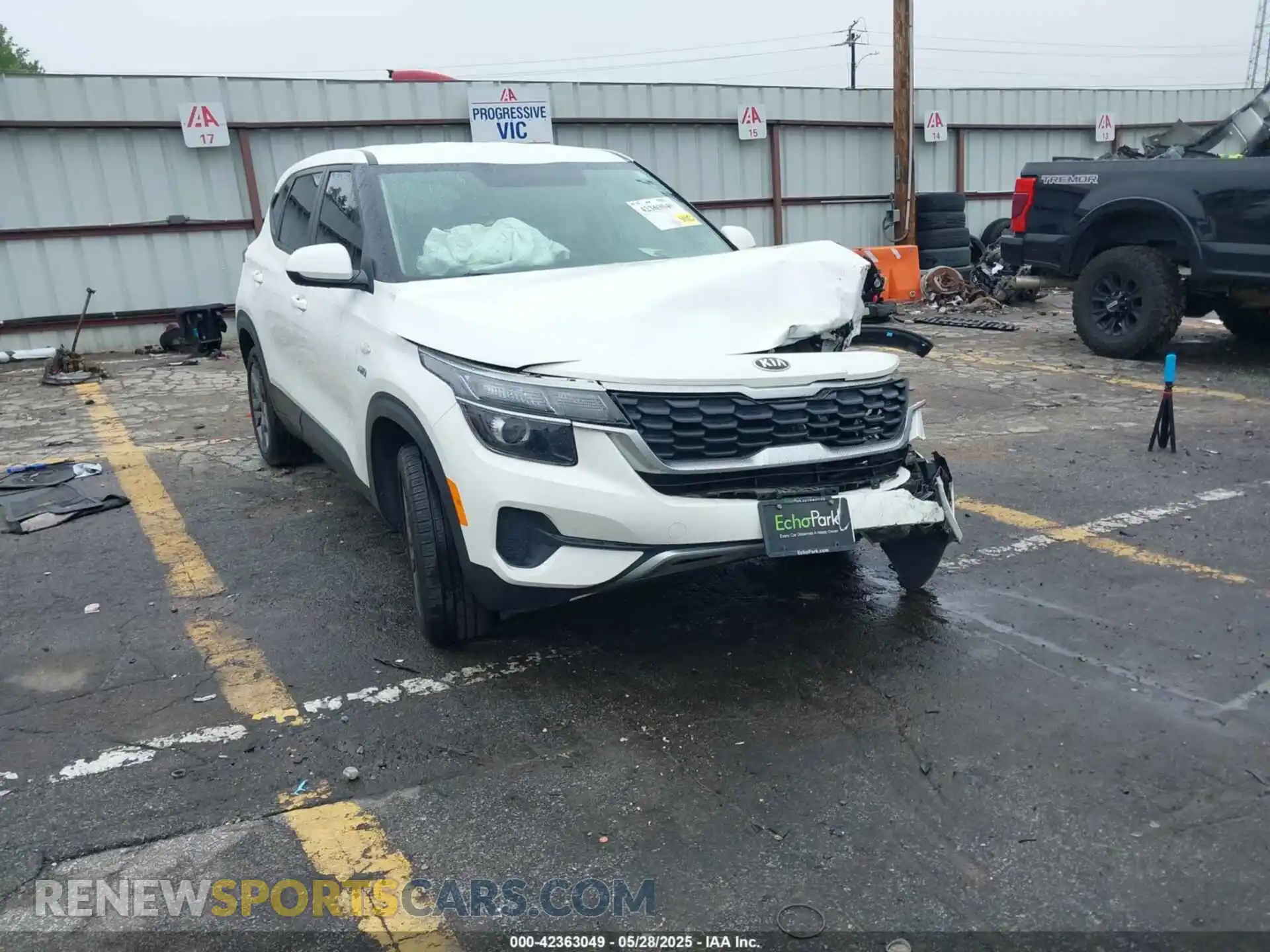 1 Photograph of a damaged car KNDEPCAA8M7048918 KIA SELTOS 2021