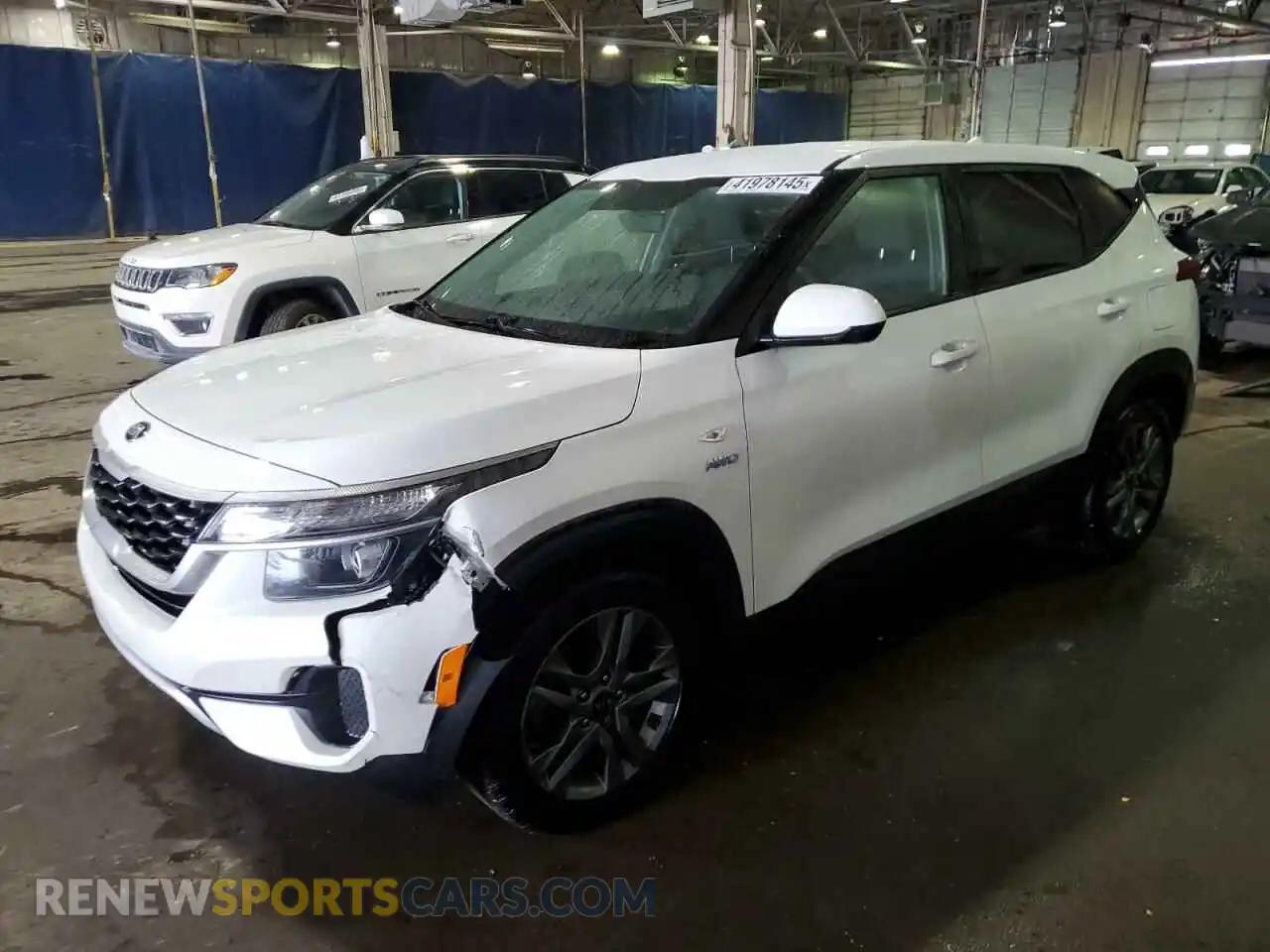 1 Photograph of a damaged car KNDEPCAA8M7103092 KIA SELTOS 2021