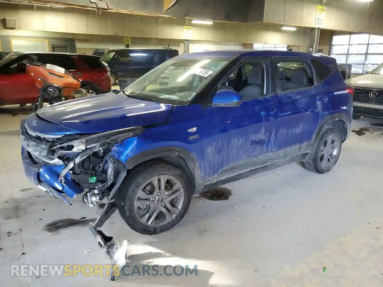1 Photograph of a damaged car KNDEPCAA8M7189875 KIA SELTOS 2021