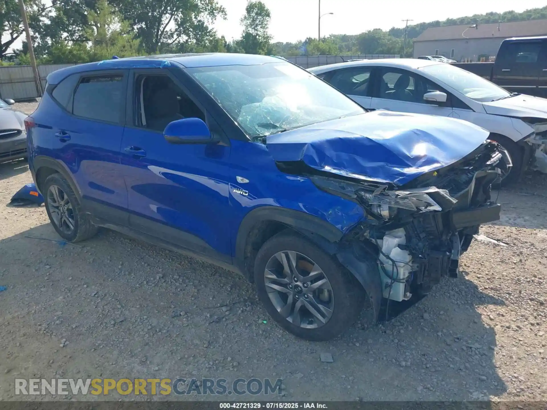 1 Photograph of a damaged car KNDEPCAA9M7189657 KIA SELTOS 2021