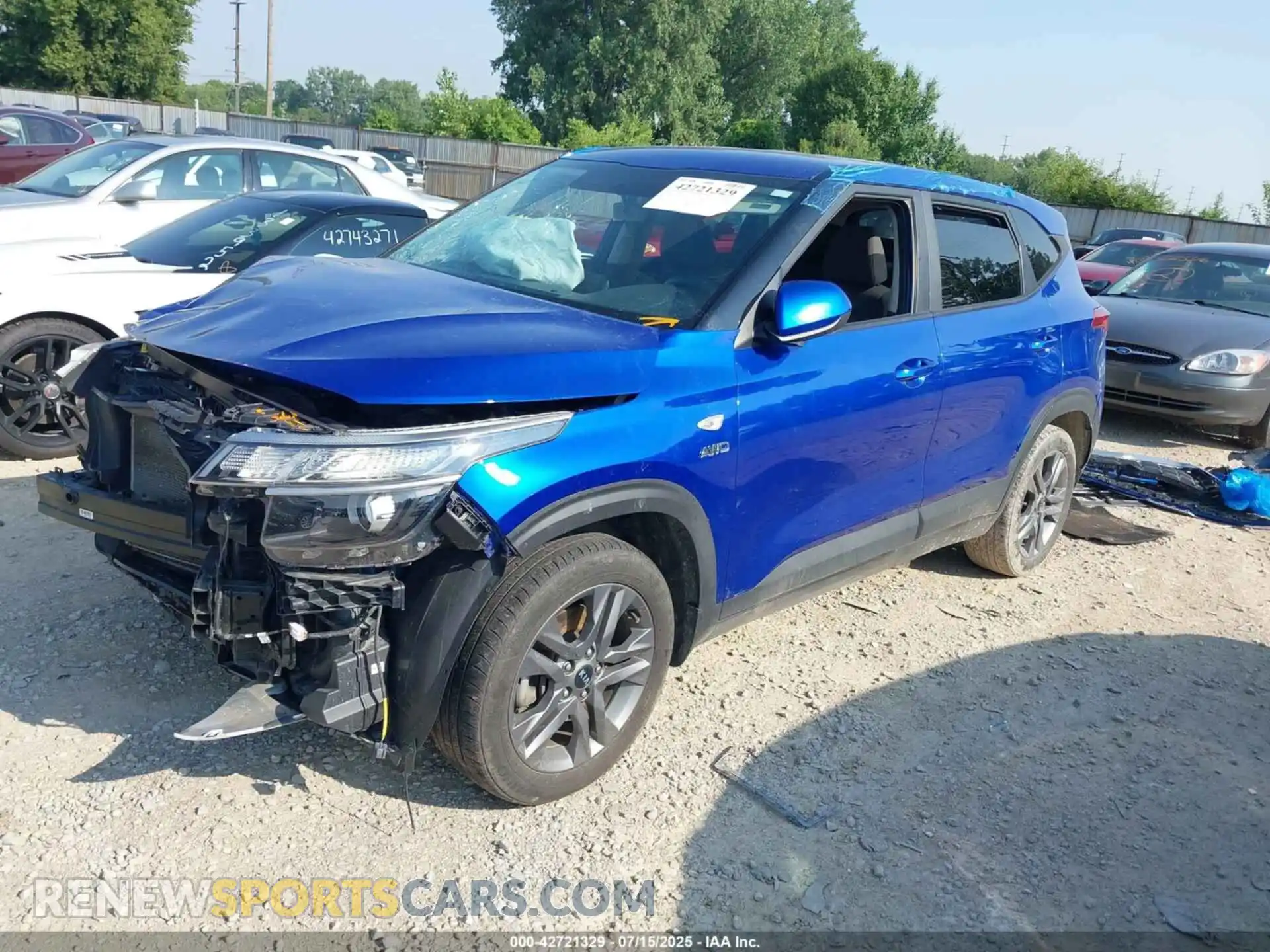 2 Photograph of a damaged car KNDEPCAA9M7189657 KIA SELTOS 2021