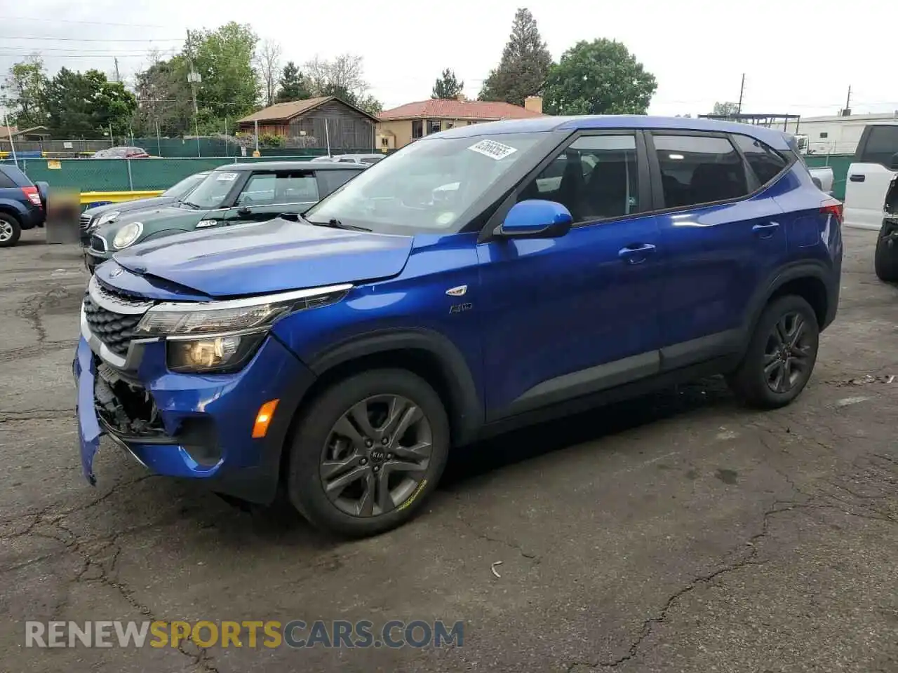 1 Photograph of a damaged car KNDEPCAAXM7160281 KIA SELTOS 2021