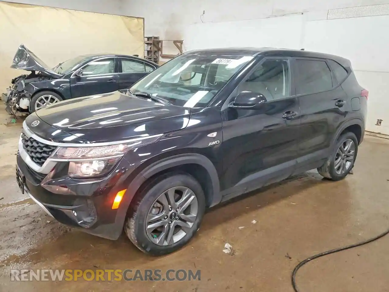1 Photograph of a damaged car KNDEPCAAXM7176545 KIA SELTOS 2021