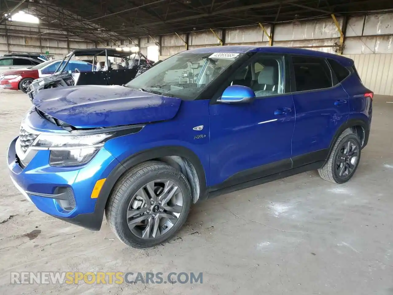 1 Photograph of a damaged car KNDEPCAAXM7194849 KIA SELTOS 2021