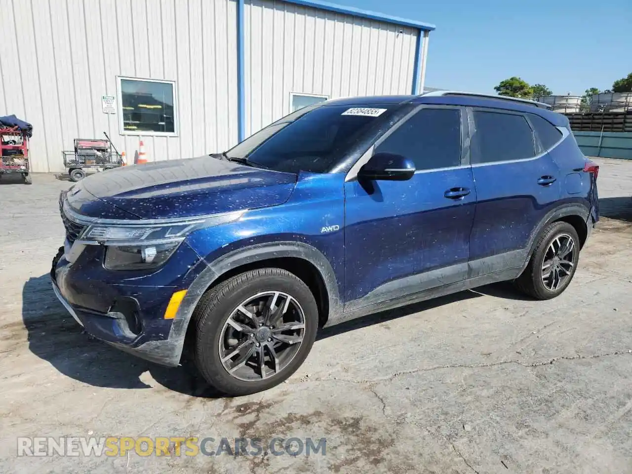 1 Photograph of a damaged car KNDERCAA9M7081209 KIA SELTOS 2021