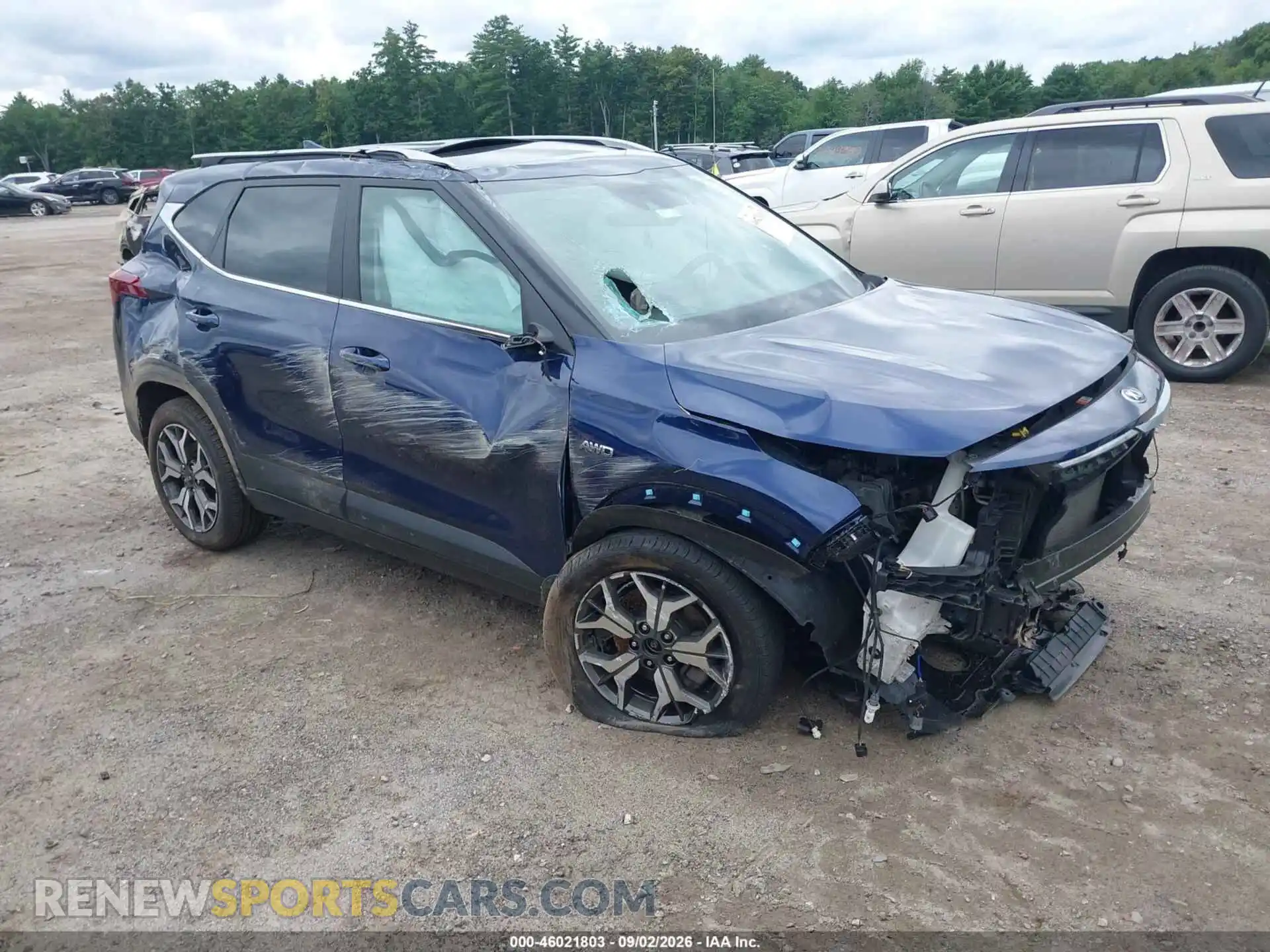 1 Фотография поврежденного автомобиля KNDERCAAXM7186194 KIA SELTOS 2021