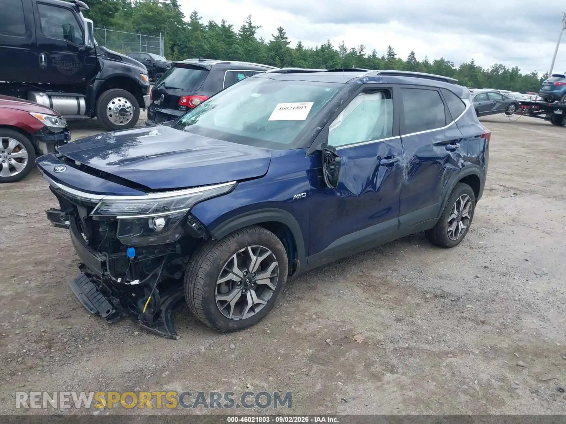 2 Фотография поврежденного автомобиля KNDERCAAXM7186194 KIA SELTOS 2021