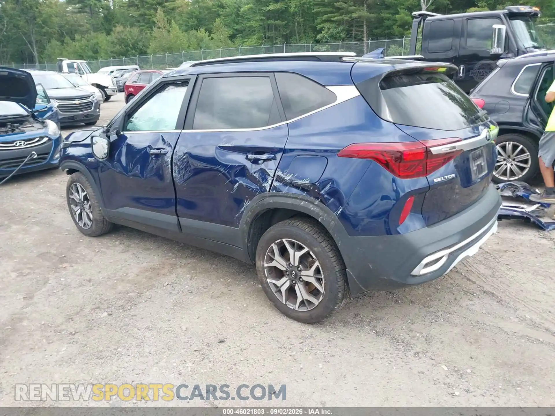 3 Фотография поврежденного автомобиля KNDERCAAXM7186194 KIA SELTOS 2021