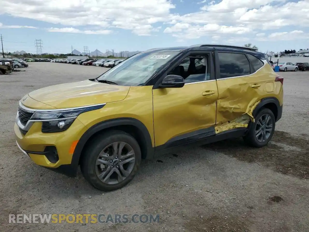 1 Photograph of a damaged car KNDEU2AAXM7210552 KIA SELTOS 2021