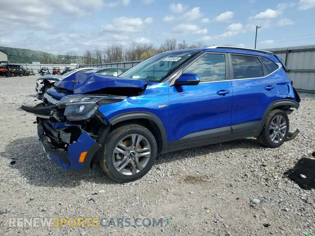 1 Photograph of a damaged car KNDEUCAAXM7133459 KIA SELTOS 2021