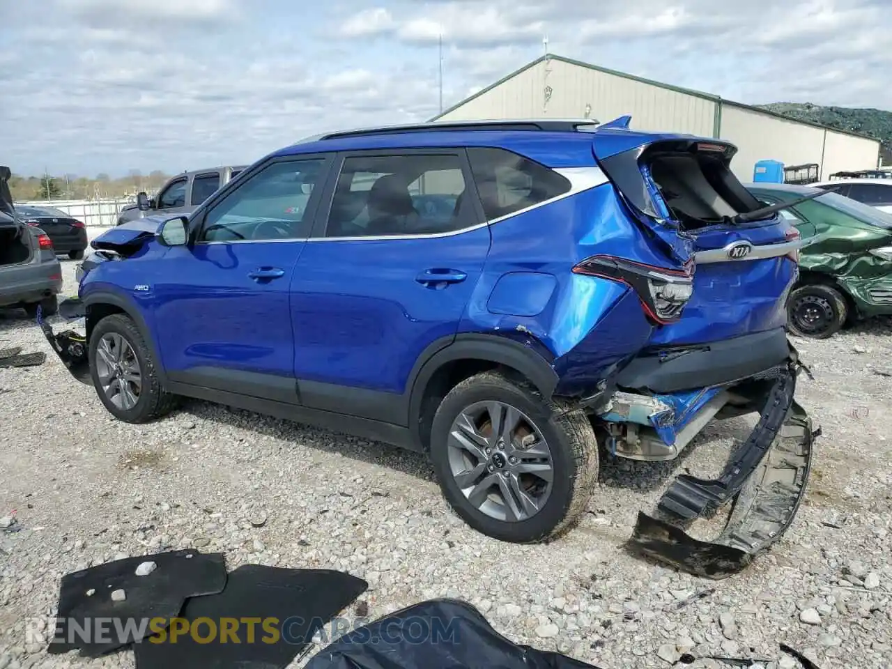 2 Photograph of a damaged car KNDEUCAAXM7133459 KIA SELTOS 2021