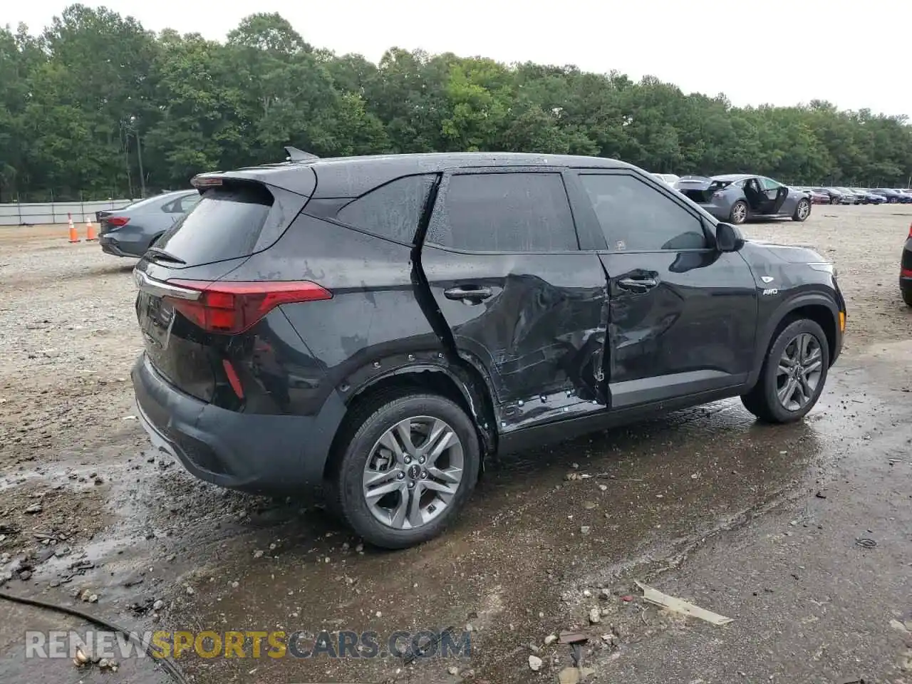 3 fotografías del automóvil dañado KNDEPCAA9N7250507 KIA SELTOS 2022