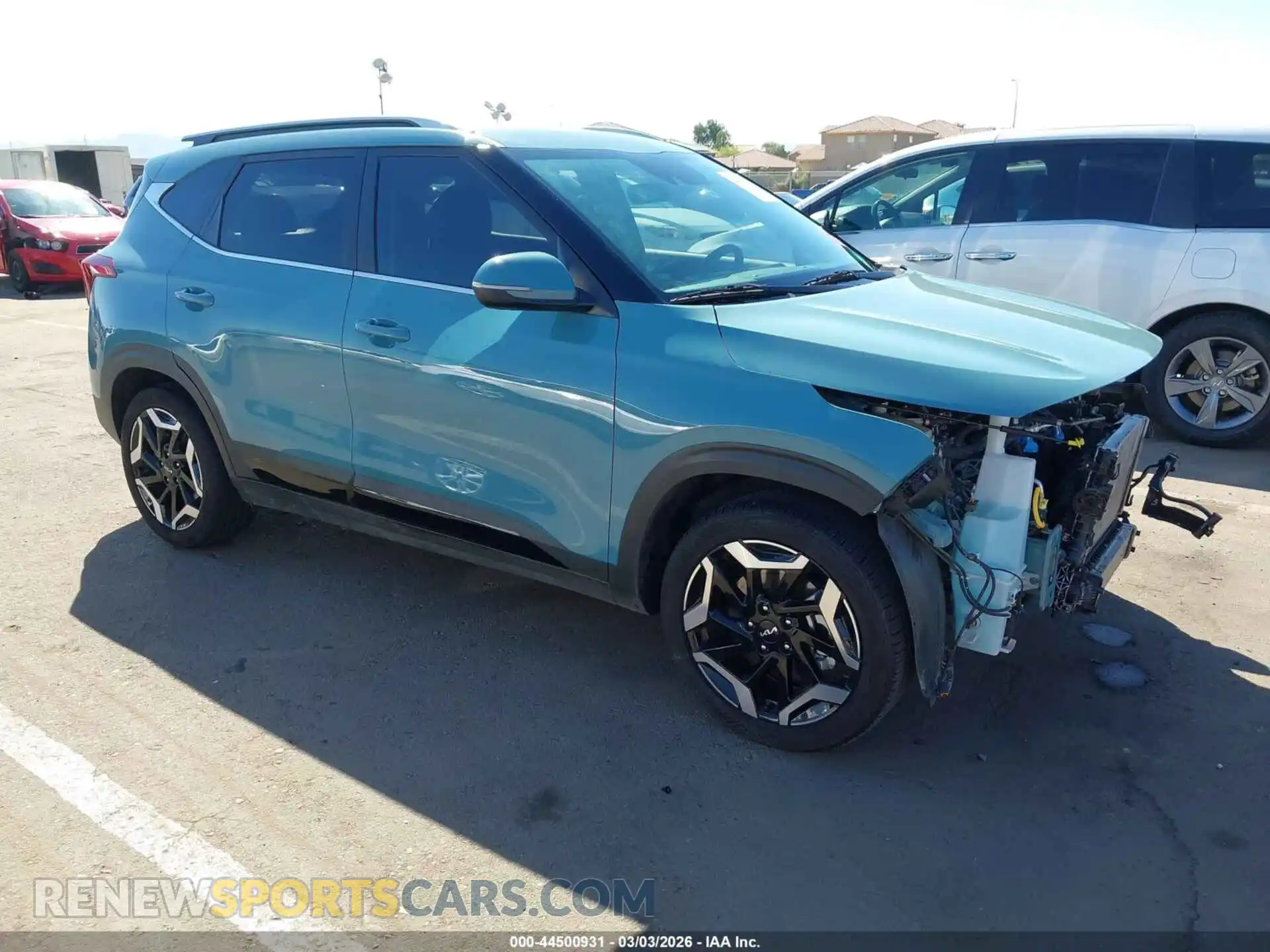 1 Photograph of a damaged car KNDETCA75R7483385 KIA SELTOS 2024