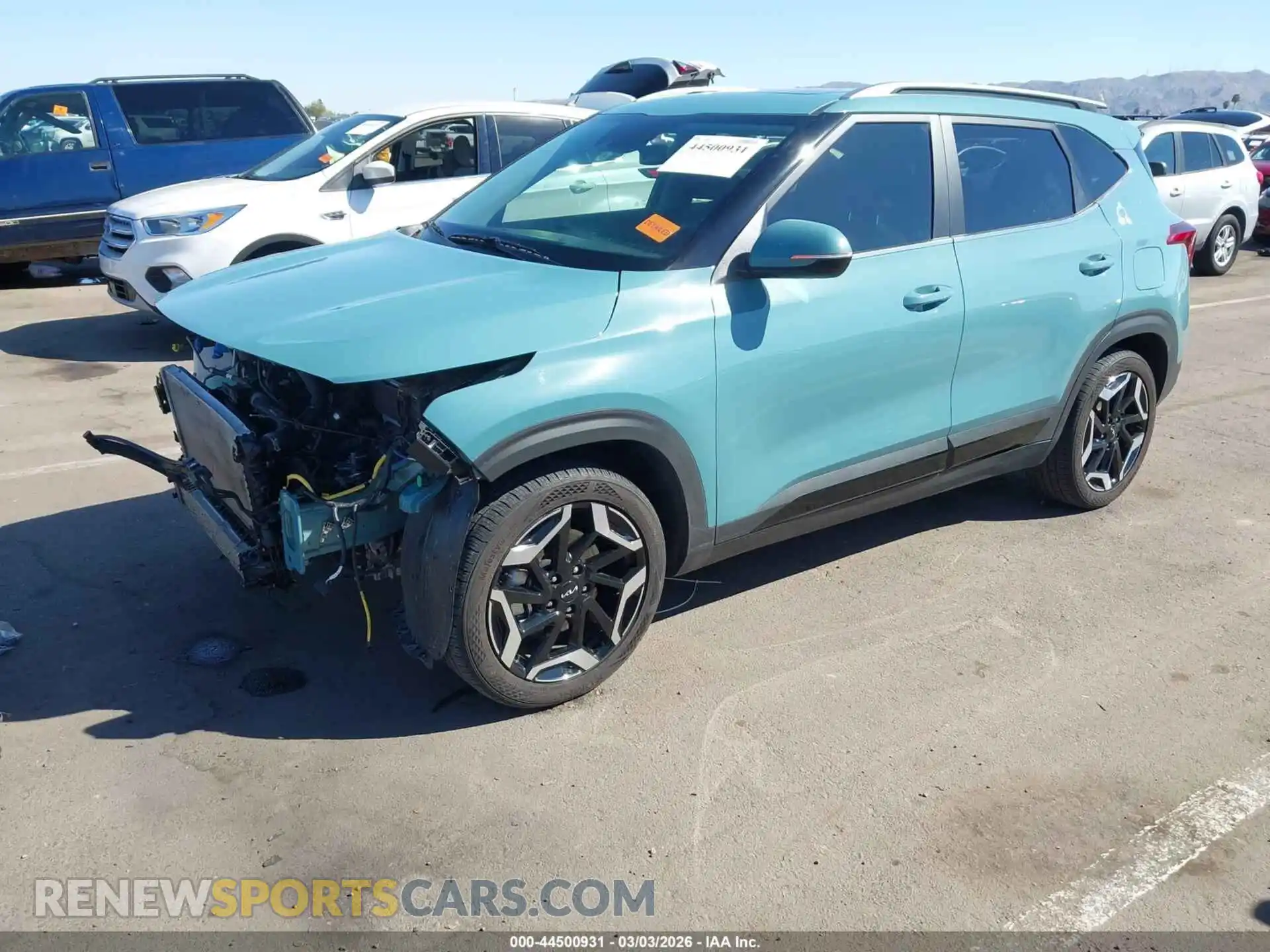 2 Photograph of a damaged car KNDETCA75R7483385 KIA SELTOS 2024