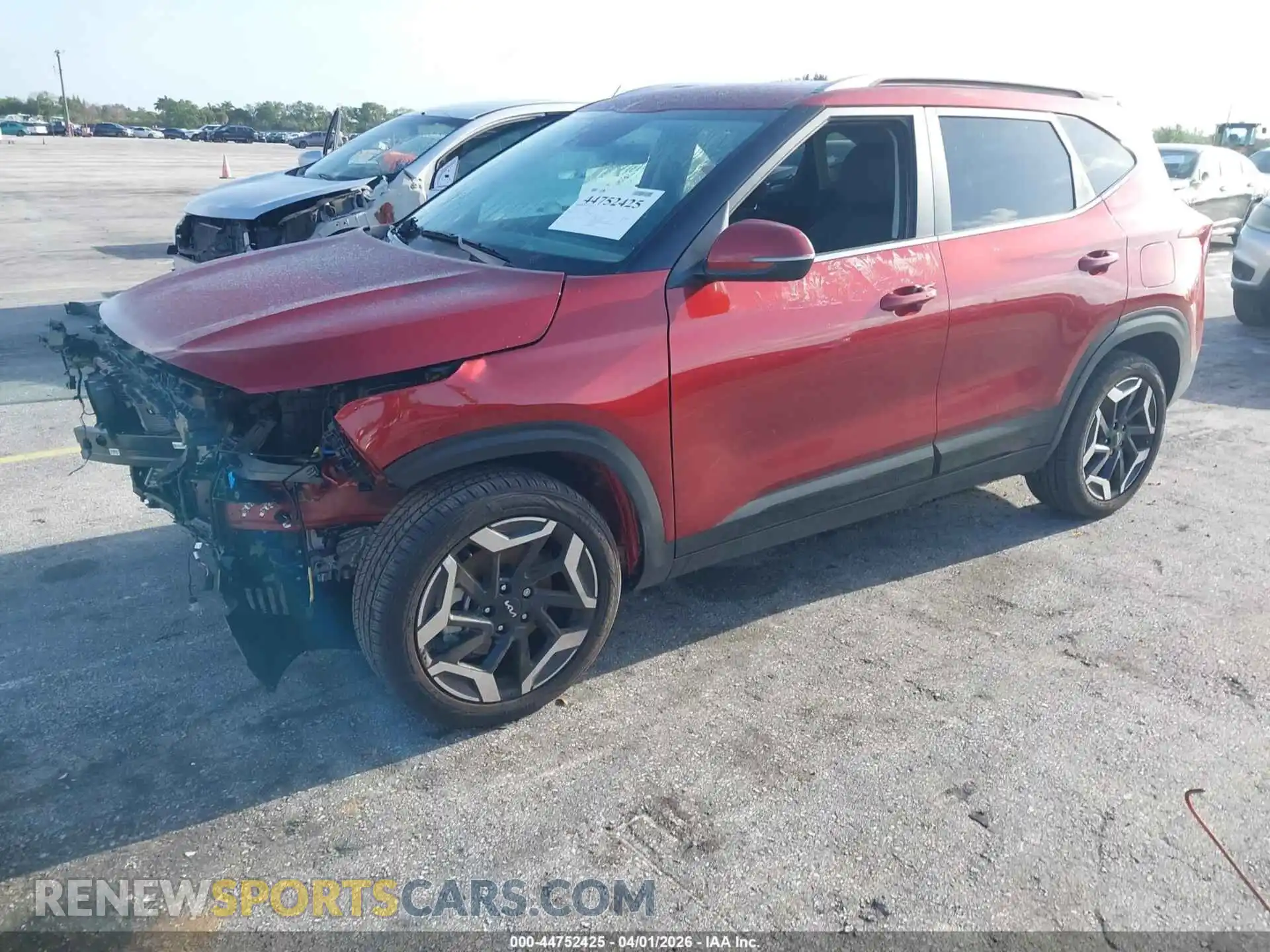 2 Photograph of a damaged car KNDETCA73S7741893 KIA SELTOS 2025