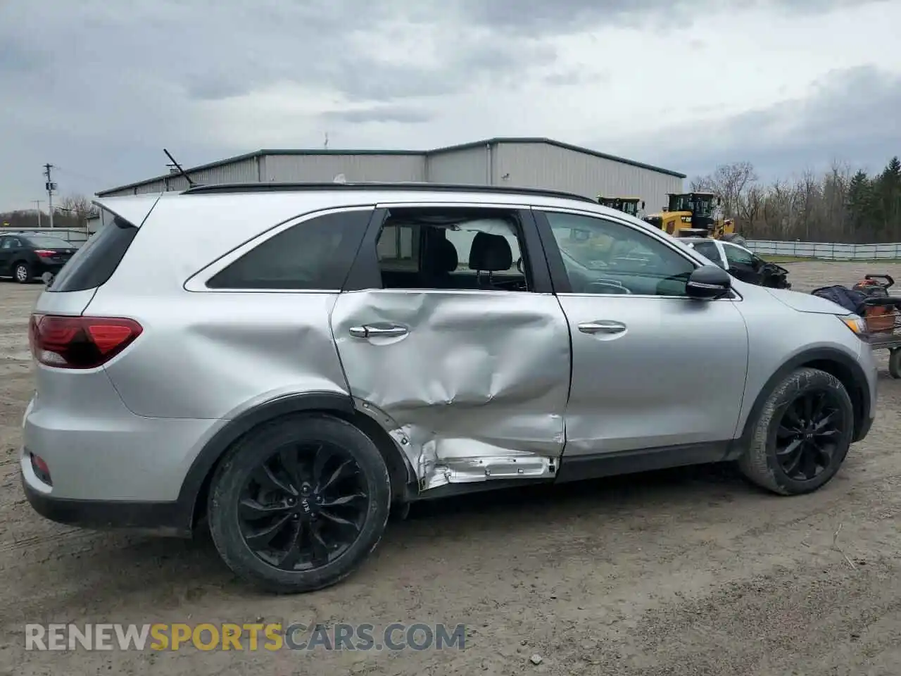 3 fotografías del automóvil dañado 5XYPGDA50KG584618 KIA SORENTO 2019