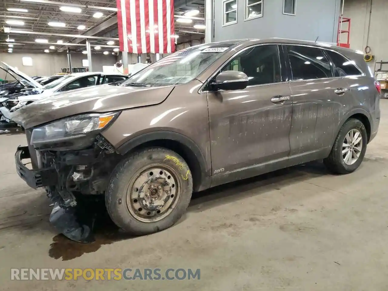 1 Photograph of a damaged car 5XYPGDA55KG514550 KIA SORENTO 2019