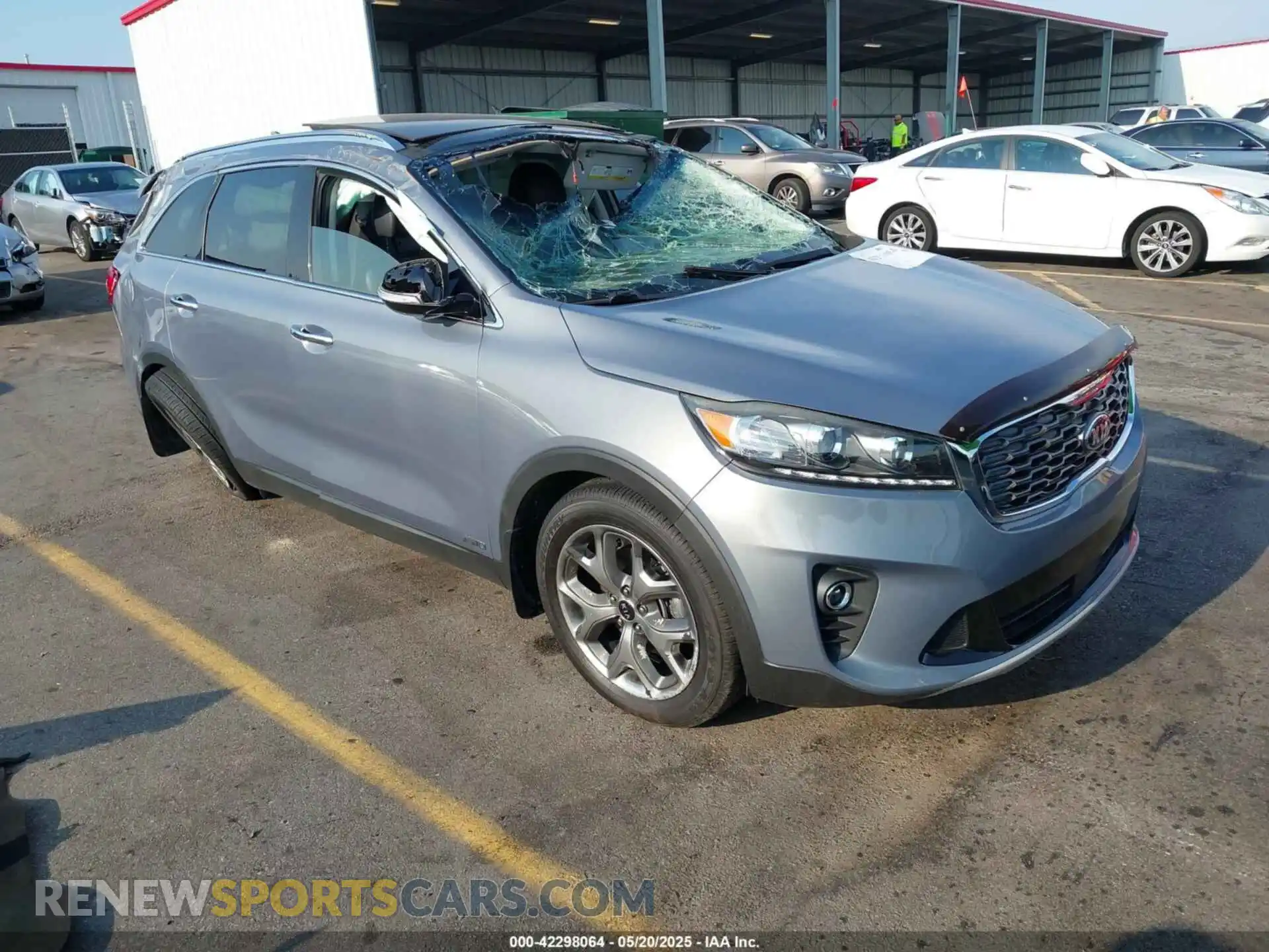 1 Photograph of a damaged car 5XYPHDA52KG602789 KIA SORENTO 2019