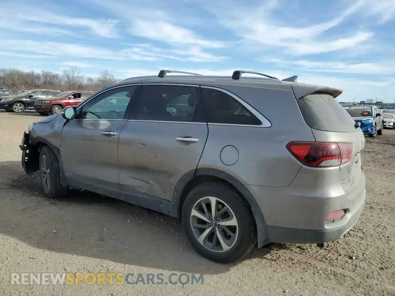 2 Photograph of a damaged car 5XYPHDA58KG501255 KIA SORENTO 2019