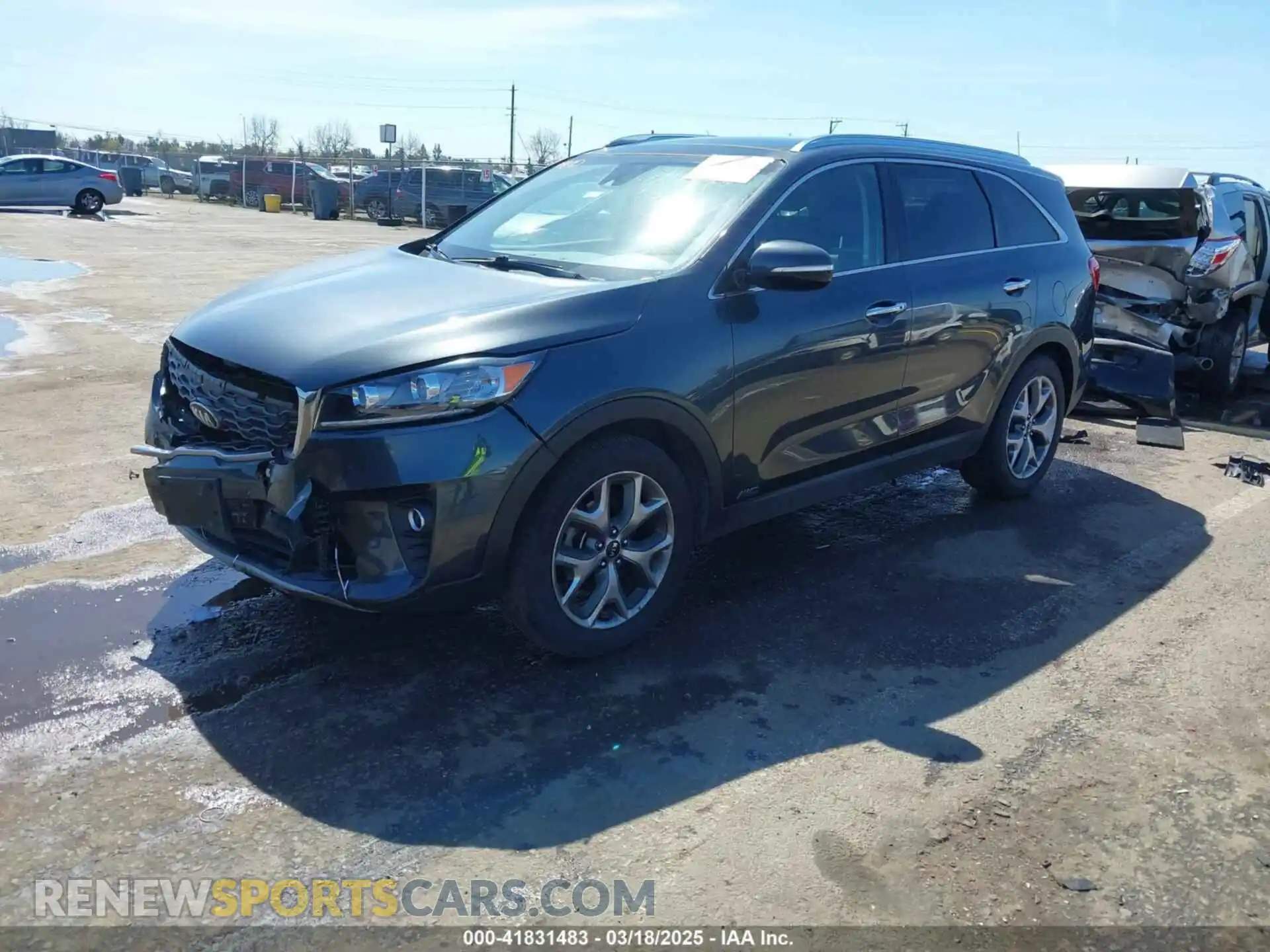 2 Photograph of a damaged car 5XYPHDA58KG608564 KIA SORENTO 2019