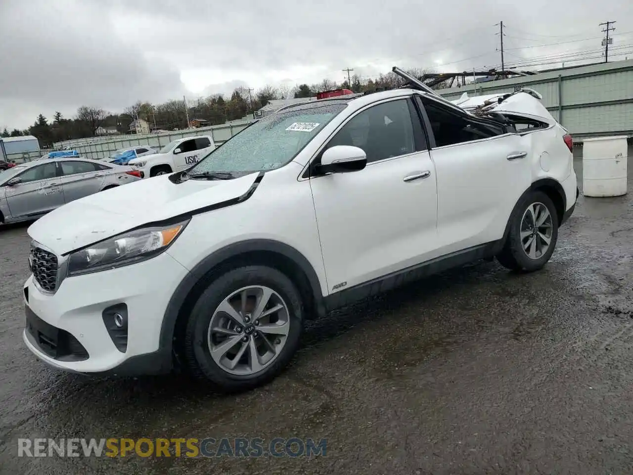 1 Photograph of a damaged car 5XYPHDA5XKG447571 KIA SORENTO 2019
