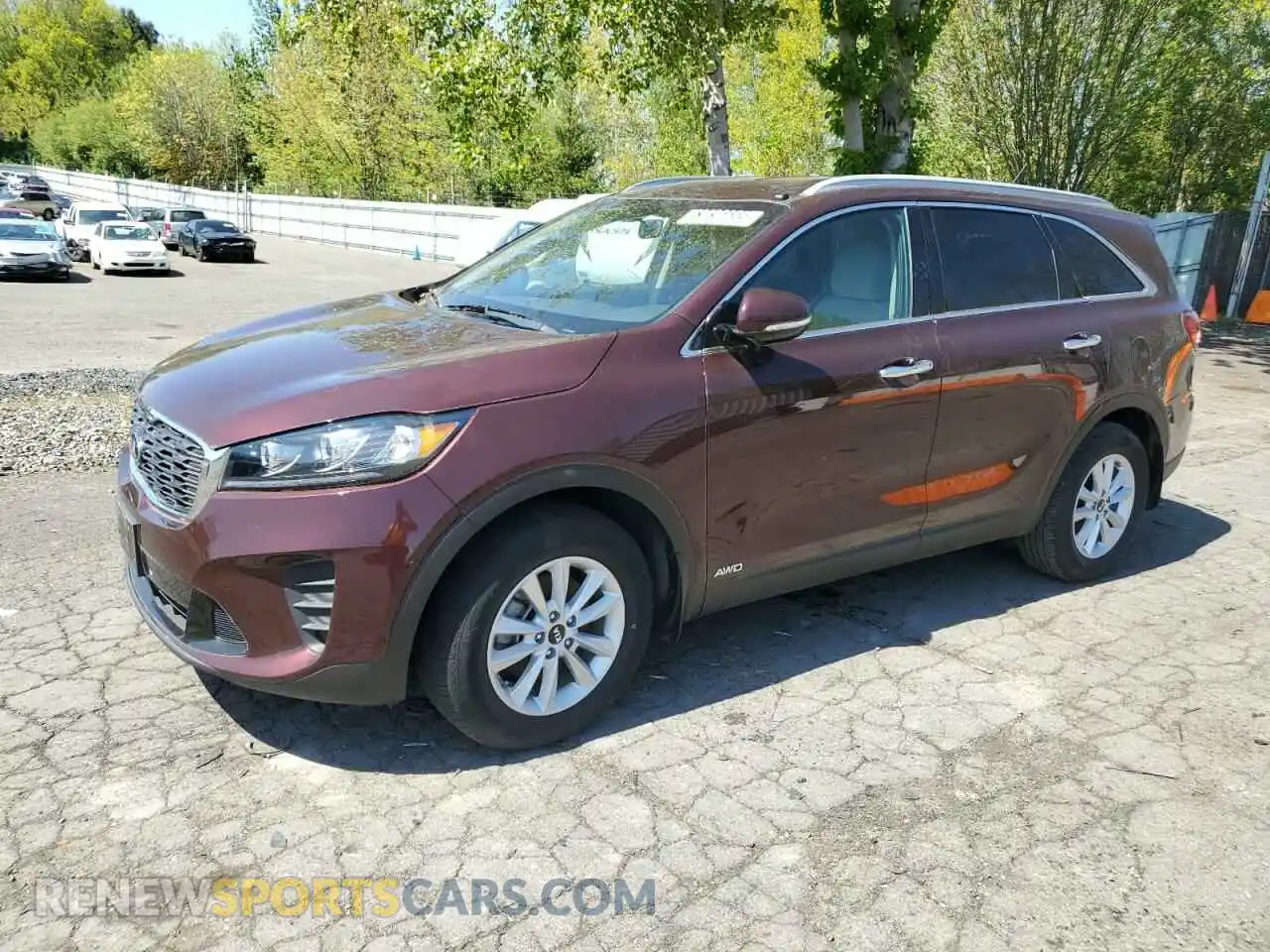 1 Photograph of a damaged car 5XYPGDA35LG648300 KIA SORENTO 2020