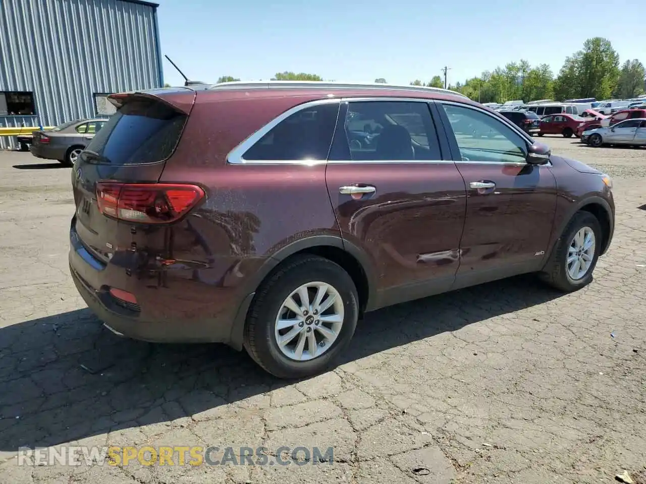3 Photograph of a damaged car 5XYPGDA35LG648300 KIA SORENTO 2020