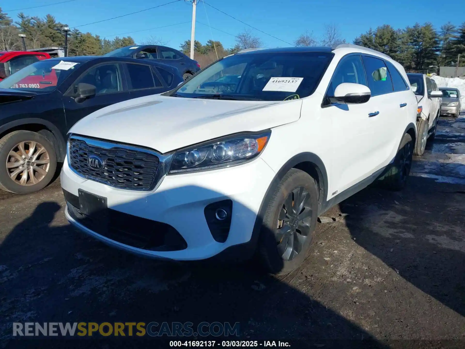 2 Photograph of a damaged car 5XYPHDA5XLG696406 KIA SORENTO 2020